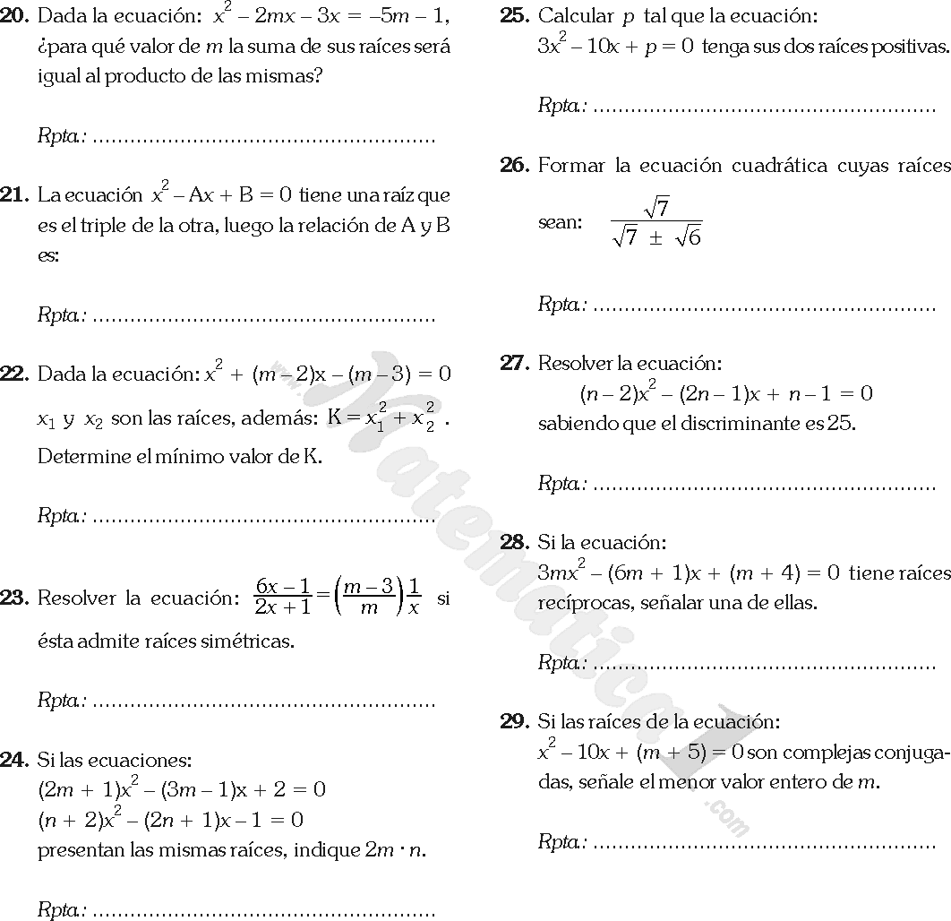 Ecuaciones lineales ejercicios resueltos